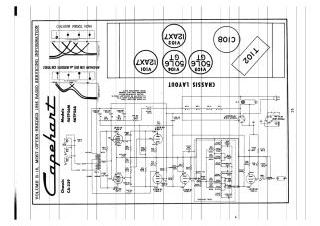 Capehart CA241 schematic circuit diagram